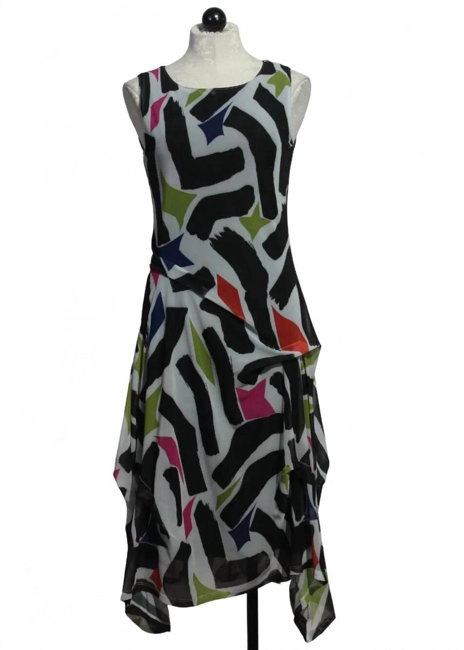 NEW KOZAN women's colony dress in geo